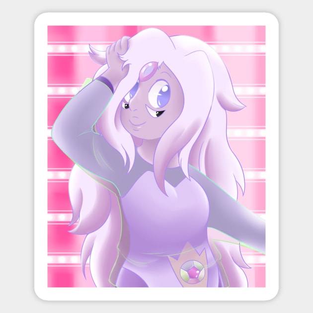 Rainbow Quartz Sticker by kazenishi